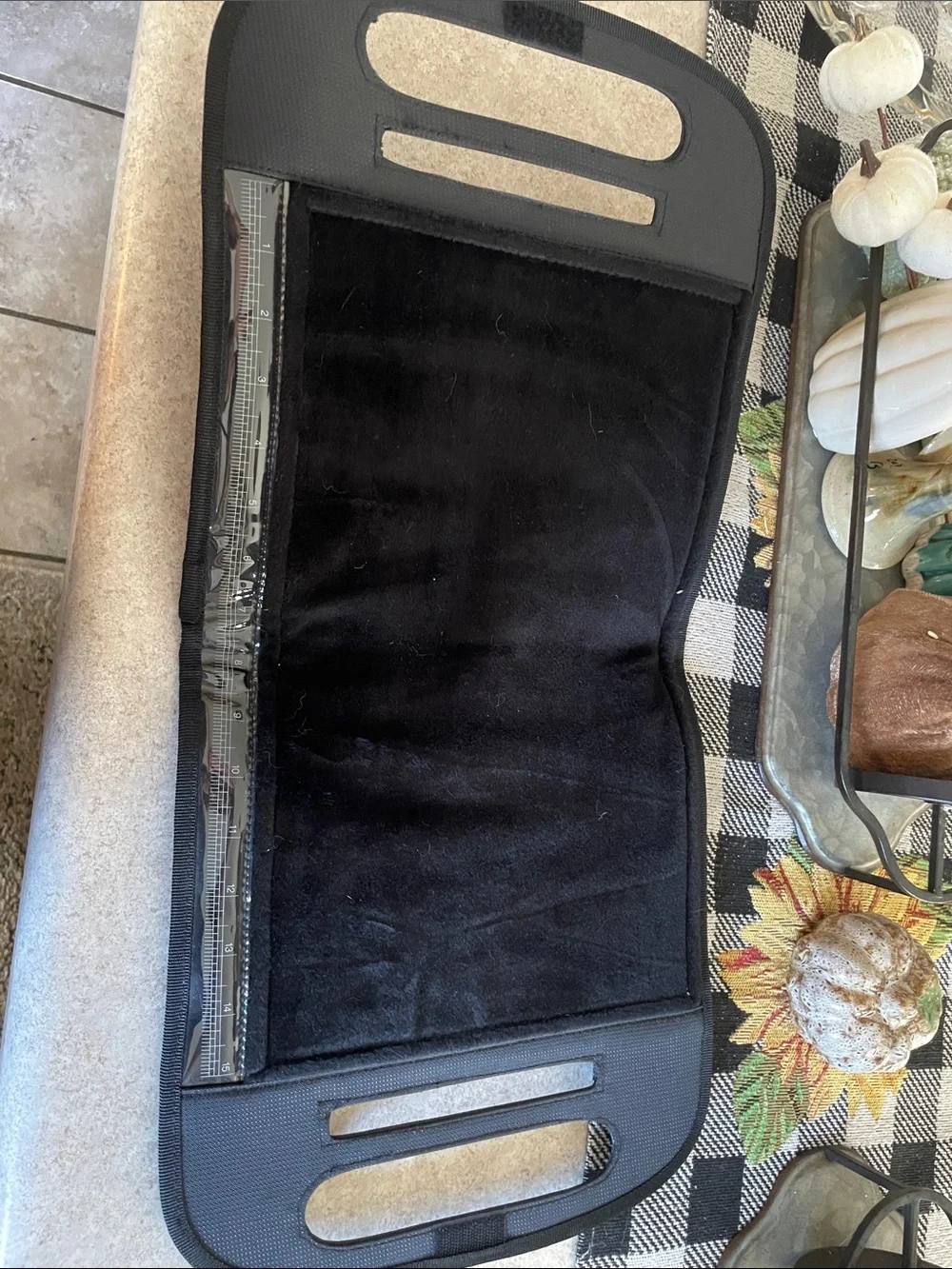 Crop Shop Boutique Black Men's Briefcase with Subtle Silver Trim